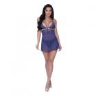 Magic Silk Berrylicious Babydoll & Panty Set Blueberry S/m Sex Toy Product