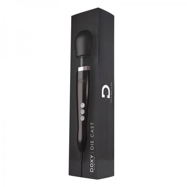 Doxy Die Cast Wand Vibrator Black Sex Toy Product