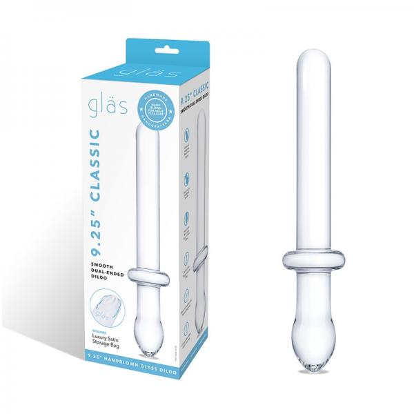 Glas Classic 9.25 In. Smooth Dual-ended Glass Dildo Sex Toy Product