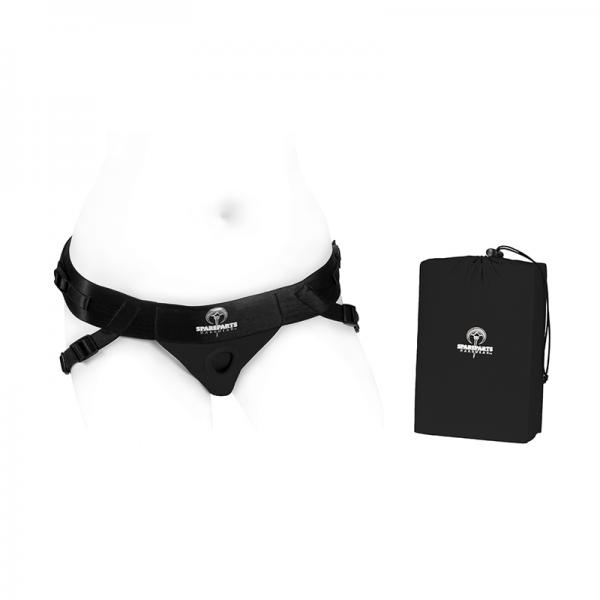 Spareparts Joque Double Strap Harness Black Size B Sex Toy Product