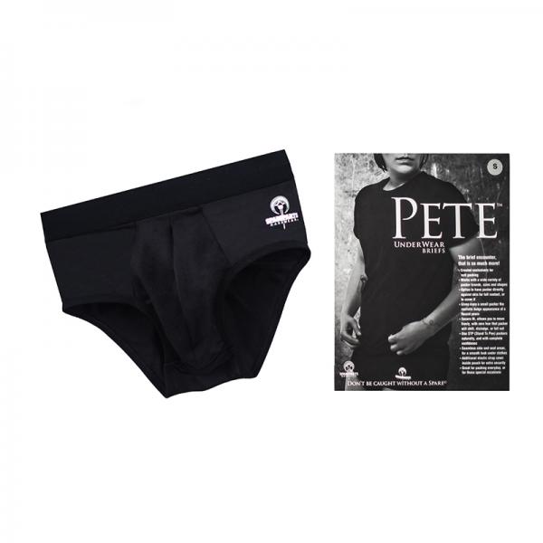 Spareparts Pete Briefs Nylon Packing Underwear Black Size 3xl Sex Toy Product