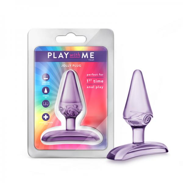 Blush Play With Me Jolly Plug Purple Sex Toy Product