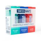 Swiss Navy Essentials Variety Pack 1 Oz. Sex Toy Product