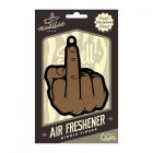 Wood Rocket Air Freshener Middle Finger Brown Sex Toy Product
