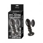 Ass-sation Remote Vibrating Metal Anal Pleaser Black Sex Toy Product