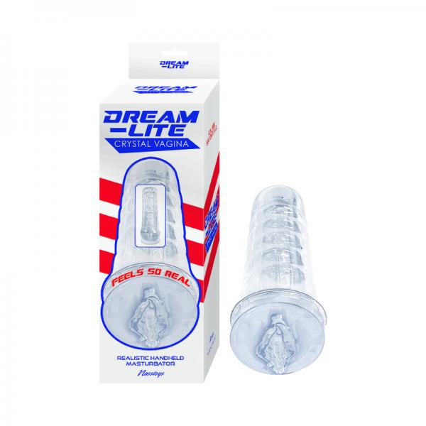 Dream-lite Crystal Vagina Masturbator Clear Sex Toy Product