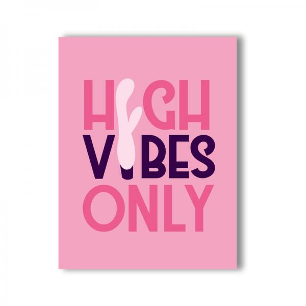 High Vibes Only Naughty Kard Sex Toy Product