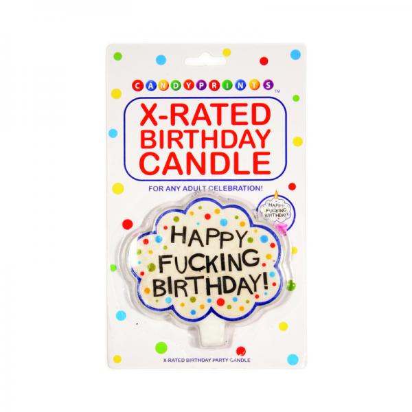 Happy F*cking Birthday! X-rated Candle Sex Toy Product