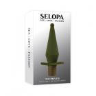Selopa The Private Rechargeable Butt Plug Silicone Green Sex Toy Product