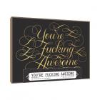 Calligraphuck You're F*cking Awesome Notecards 12-pack Sex Toy Product