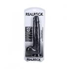 Realrock Extra Long 13 In. Dildo With Balls Black Sex Toy Product