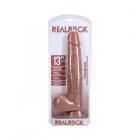 Realrock Extra Long 13 In. Dildo With Balls Tan Sex Toy Product