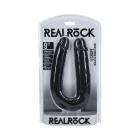 Realrock 9 In. U-shaped Double Dildo Black Sex Toy Product