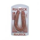 Realrock 9 In. U-shaped Double Dildo Tan Sex Toy Product