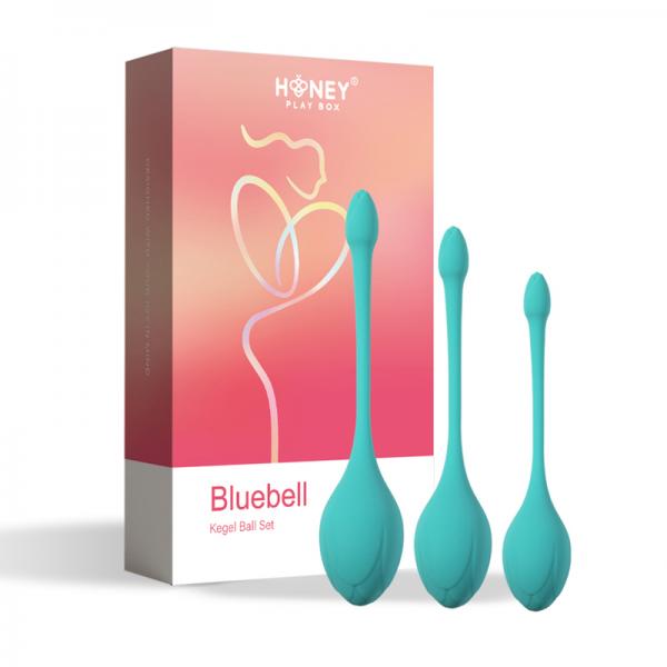 Honey Play Box Bluebell Floral Weighted Kegel Ball 3-piece Set Sex Toy Product