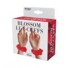 Blossom Luv Cuffs Flower Hand Cuffs Red Sex Toy Product