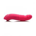 Gossip Blasters 7x Thrusting Silicone Vibrator Magenta Sex Toy Product
