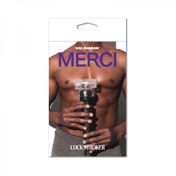 Merci Wand Attachment Cock Stroker Clear Sex Toy Product