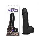 Merci The Perfect Cock With Removable Vac-u-lock Suction Cup 7.5in Black Sex Toy Product