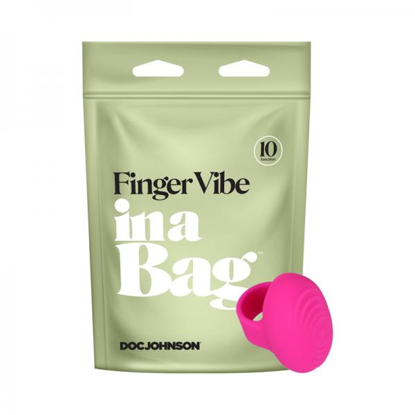 In A Bag Finger Vibe Pink Sex Toy Product
