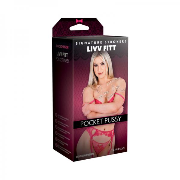 Signature Strokers Livv Fitt Ultraskyn Pocket Pussy Vanilla Sex Toy Product