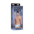 Signature Cocks Codey Steele Ultraskyn Cock With Removable Vac-u-lock Suction Cup 8in Vanilla Sex Toy Product