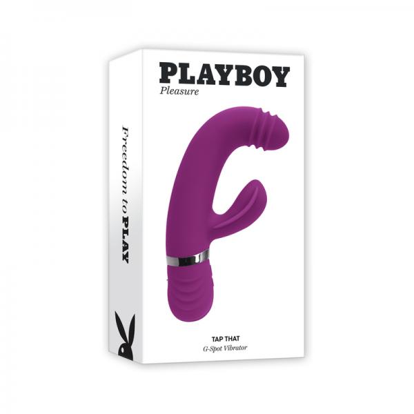 Playboy Tap That Silicone Tapping Dual Stimulator Sex Toy Product
