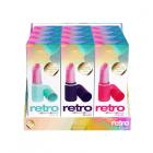 Vedo Retro Rechargeable Bullet Assort 12 Pc Display Sex Toy Product