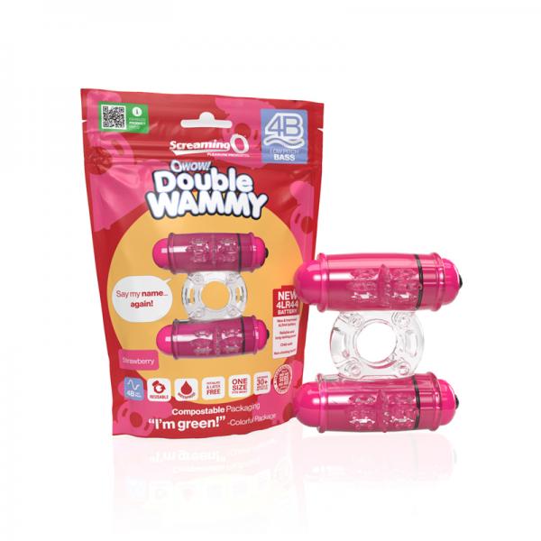 Screaming O 4b Double Wammy Strawberry Sex Toy Product