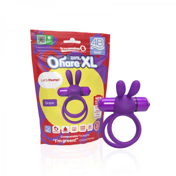 Screaming O 4b Ohare Xl Grape Sex Toy Product