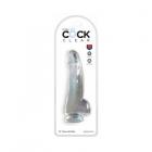 King Cock Clear With Balls 7.5in Clear Sex Toy Product