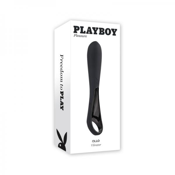 Playboy Ollo Rechargeable Silicone Vibrator With Ring Handle 2 Am Sex Toy Product