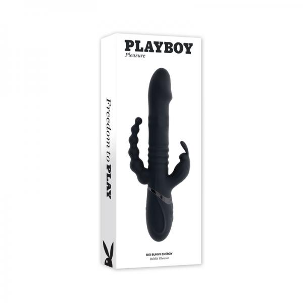 Playboy Big Bunny Energy Rechargeable Silicone Triple Stim Vibrator 2am Sex Toy Product