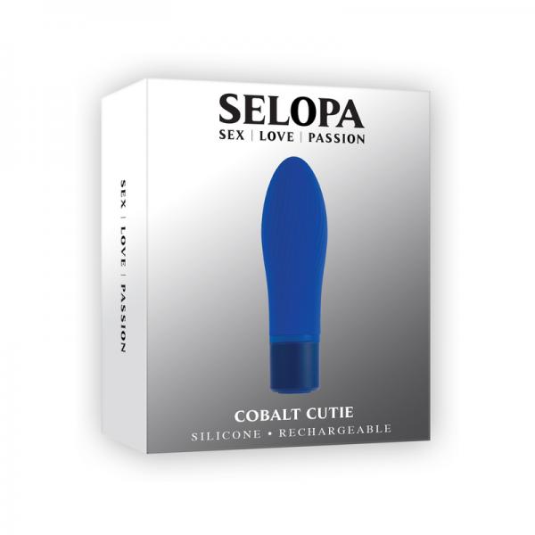 Selopa Cobolt Cutie Rechargeable Silicone Mini Vibrator Blue Sex Toy Product