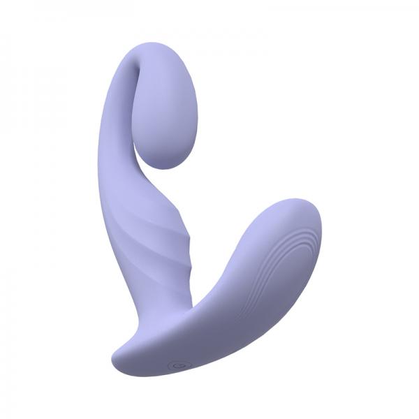 Loveline Bliss 10 Speed Dual Motor Vibe Sealed Silicone Rechargeable Submersible Lavender Sex Toy Product