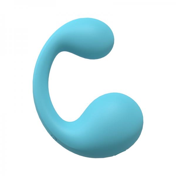 Loveline Playful 10 Speed Dual Motor Vibe Sealed Silicone Rechargeable Submersible Blue Sex Toy Product