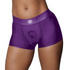 Ouch! Vibrating Strap-on Boxer Purple M/l Sex Toy Product