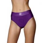 Ouch! Vibrating Strap-on Thong With Removable Butt Straps Purple Xs/s Sex Toy Product
