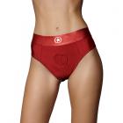 Ouch! Vibrating Strap-on Thong With Removable Butt Straps Red Xs/s Sex Toy Product