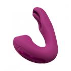 Vive Yuna Rechargeable Dual Motor Airwave Vibrator With Innovative G-spot Flapping Stimulator Pink Sex Toy Product