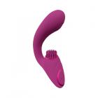Vive Gen Rechargeable Triple Motor G-spot Vibrator With Pulse Wave And Vibrating Bristles Pink Sex Toy Product