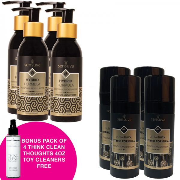 Pack Of 4 Hybrid Personal Moisturizer Unscented 4.2 Oz./pack Of 4 Ultra-thick Hybrid Personal Moistu Sex Toy Product