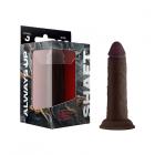 Shaft Model J Liquid Silicone 5.5 In. Dildo Mahogany Sex Toy Product