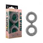 Shaft Model D: Double C-ring Grey Size 3 Sex Toy Product