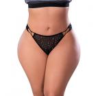 Magic Silk Glitz & Glam Tanga Black Queen Size Sex Toy Product