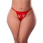 Magic Silk Holidaze Pull Open G-string Red Queen Size Sex Toy Product