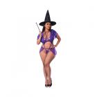 Magic Silk Dress Up Charmed Costume Purple Queen Size Sex Toy Product