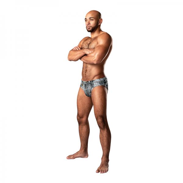 Male Power Dirty Denim Bikini Denim Print Xl Sex Toy Product