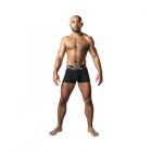 Male Power Infinite Comfort Amplifying Strappy Pouch Short Black M Sex Toy Product