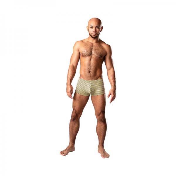 Male Power Cabana Banana Mini Short Yellow/grey L Sex Toy Product